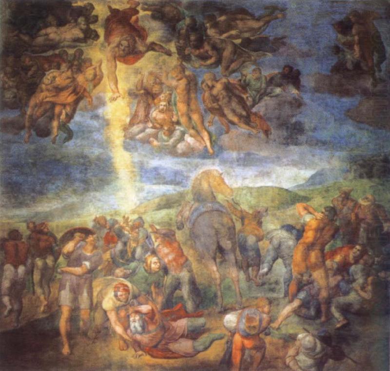 Conversion of St.Paul, Michelangelo Buonarroti